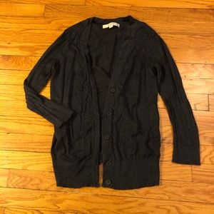 Loft Navy Lightweight Cardigan